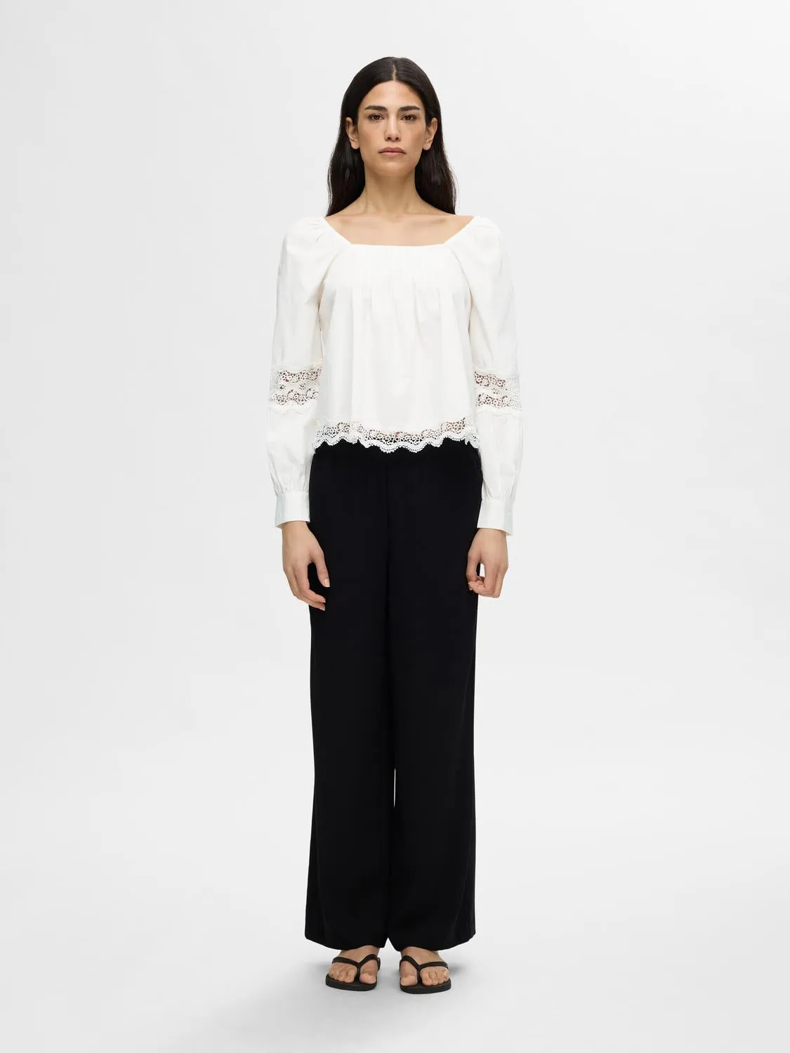 Alix Ls Top - Snow White