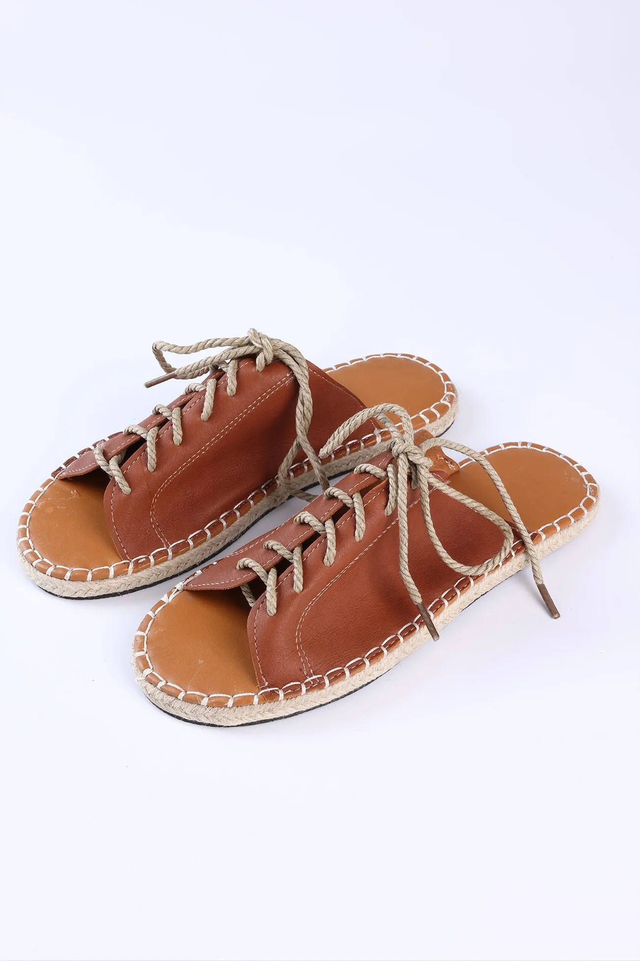 Amozae-Woven Flat Sandals