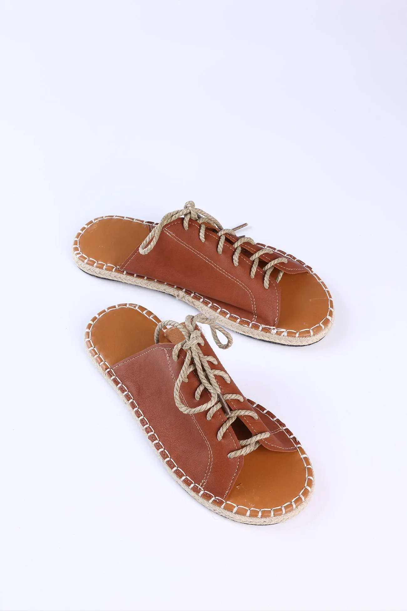 Amozae-Woven Flat Sandals