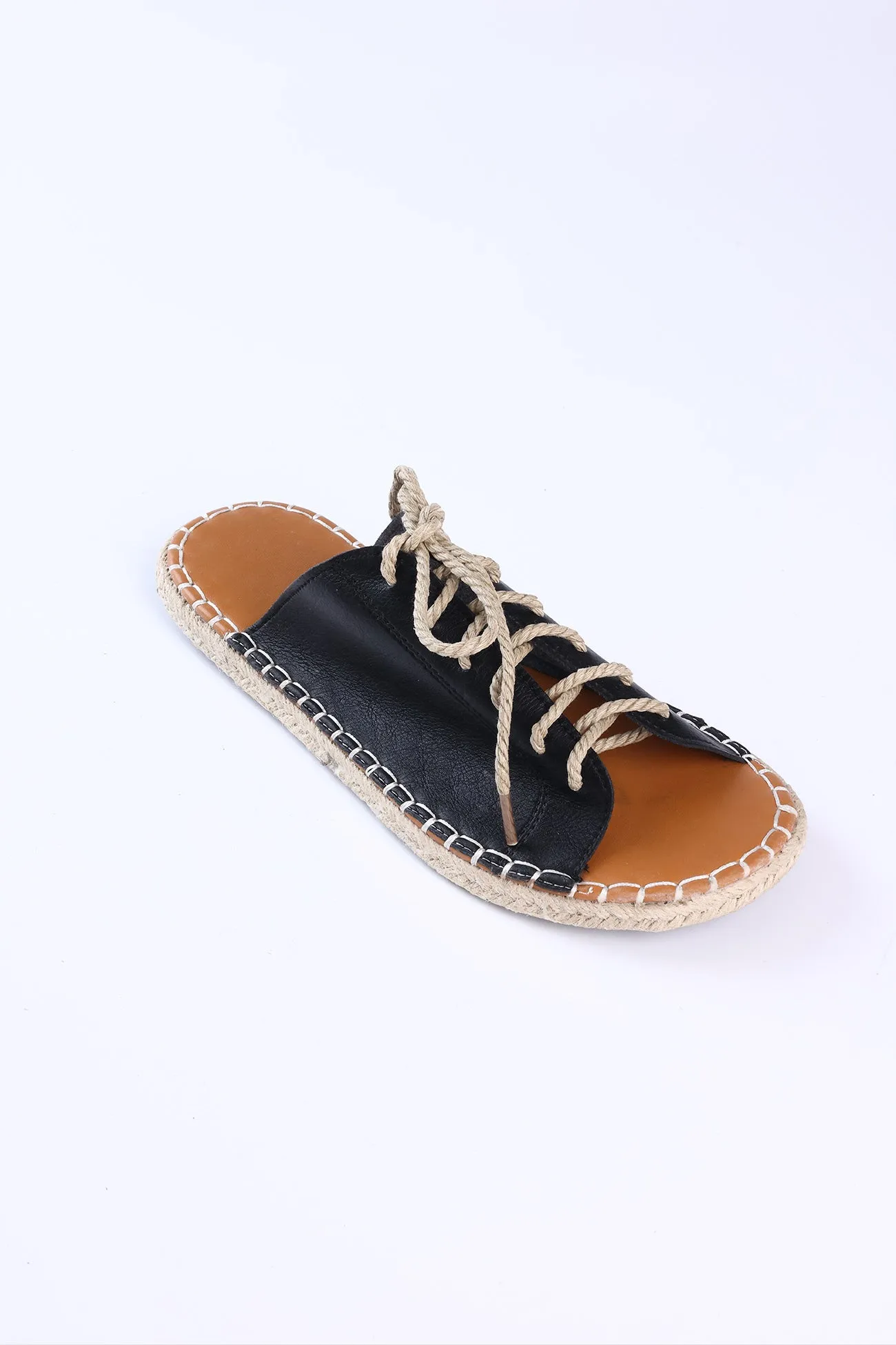 Amozae-Woven Flat Sandals
