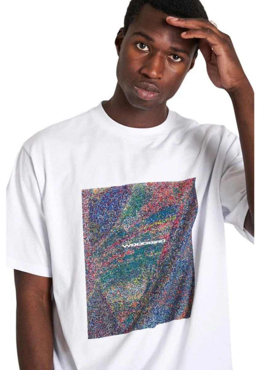 Bayne Glitch Tee - White