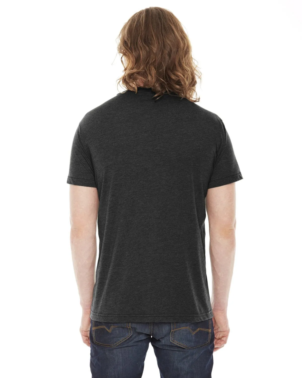 BB401-American Apparel-HEATHER BLACK