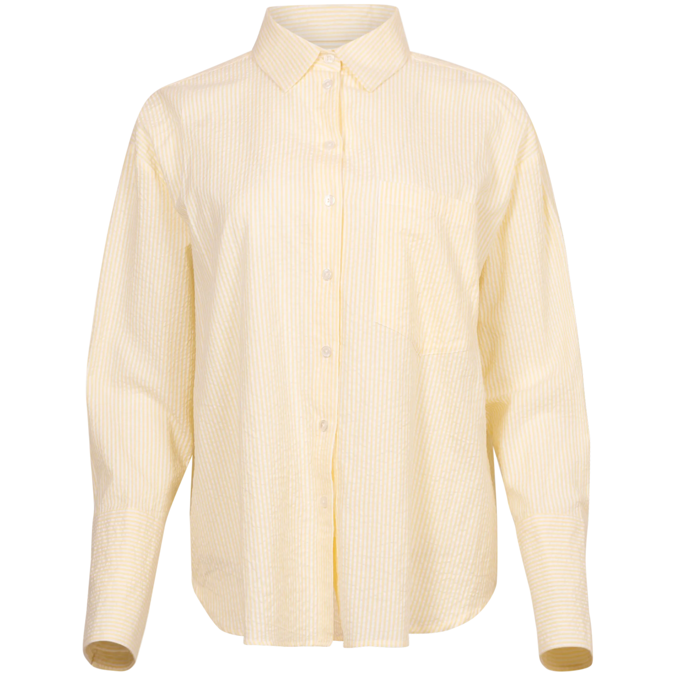 Bibi Crepe Shirt - Soft Yellow