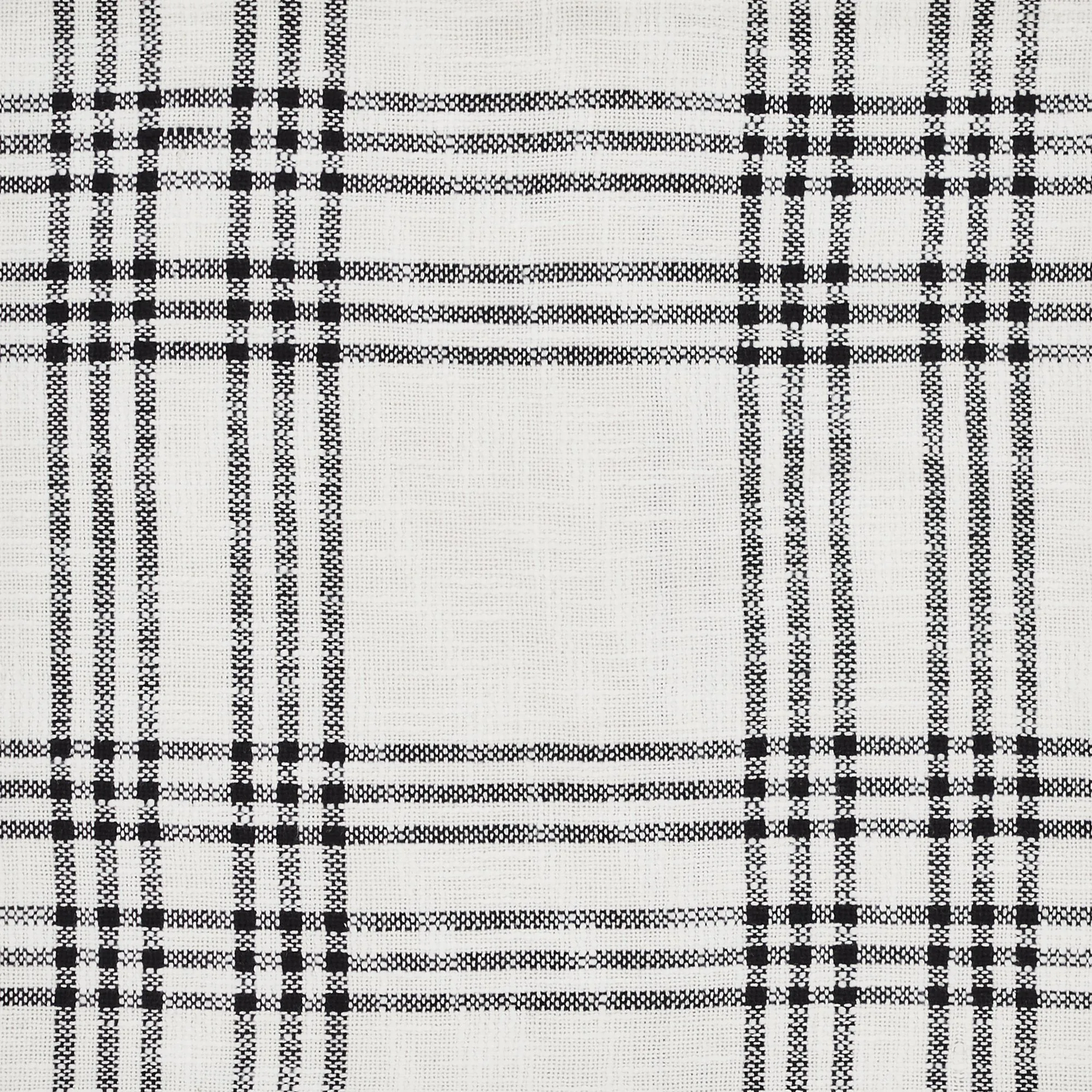 Black Plaid Tree Skirt 48"