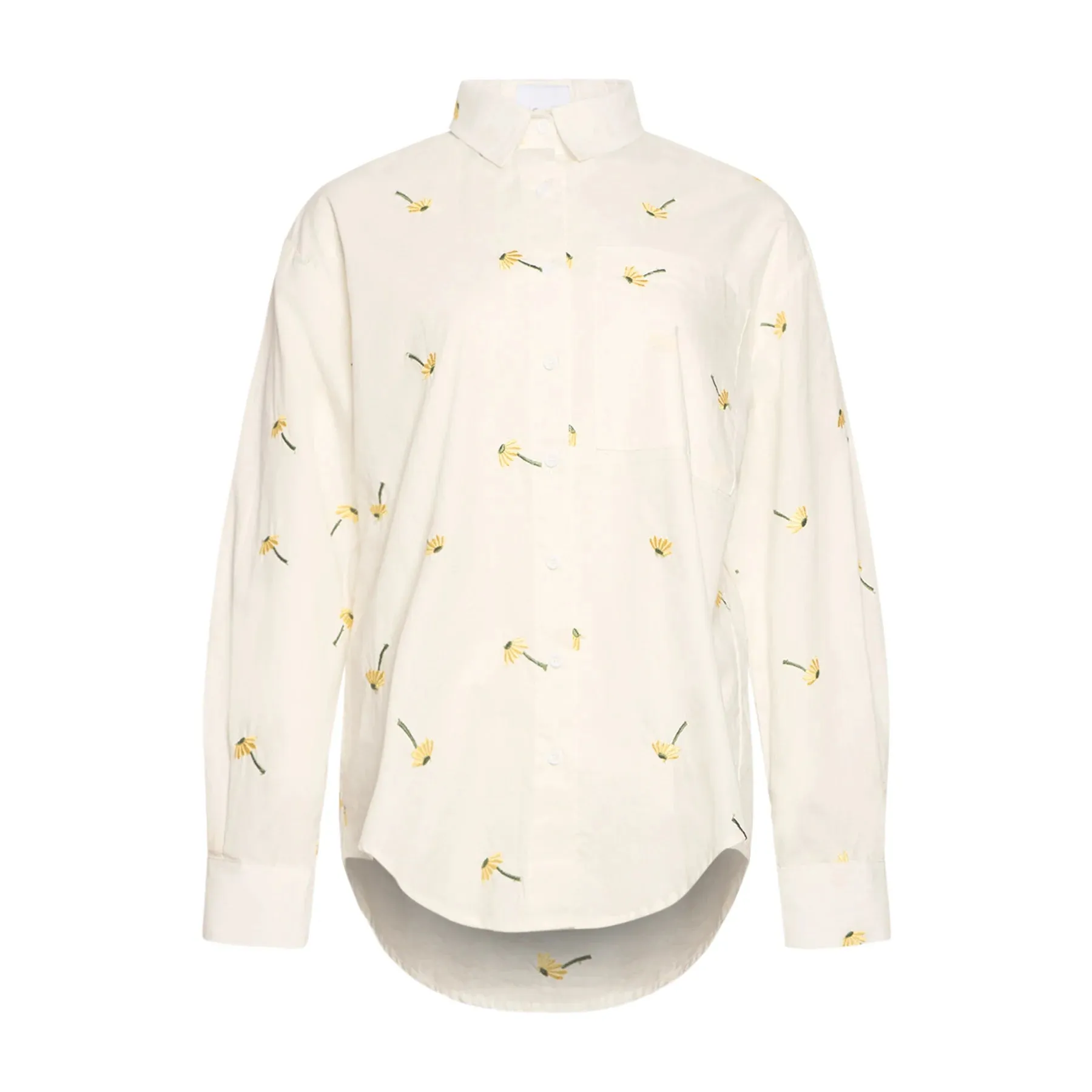 Blossom Shirt - White/Yellow