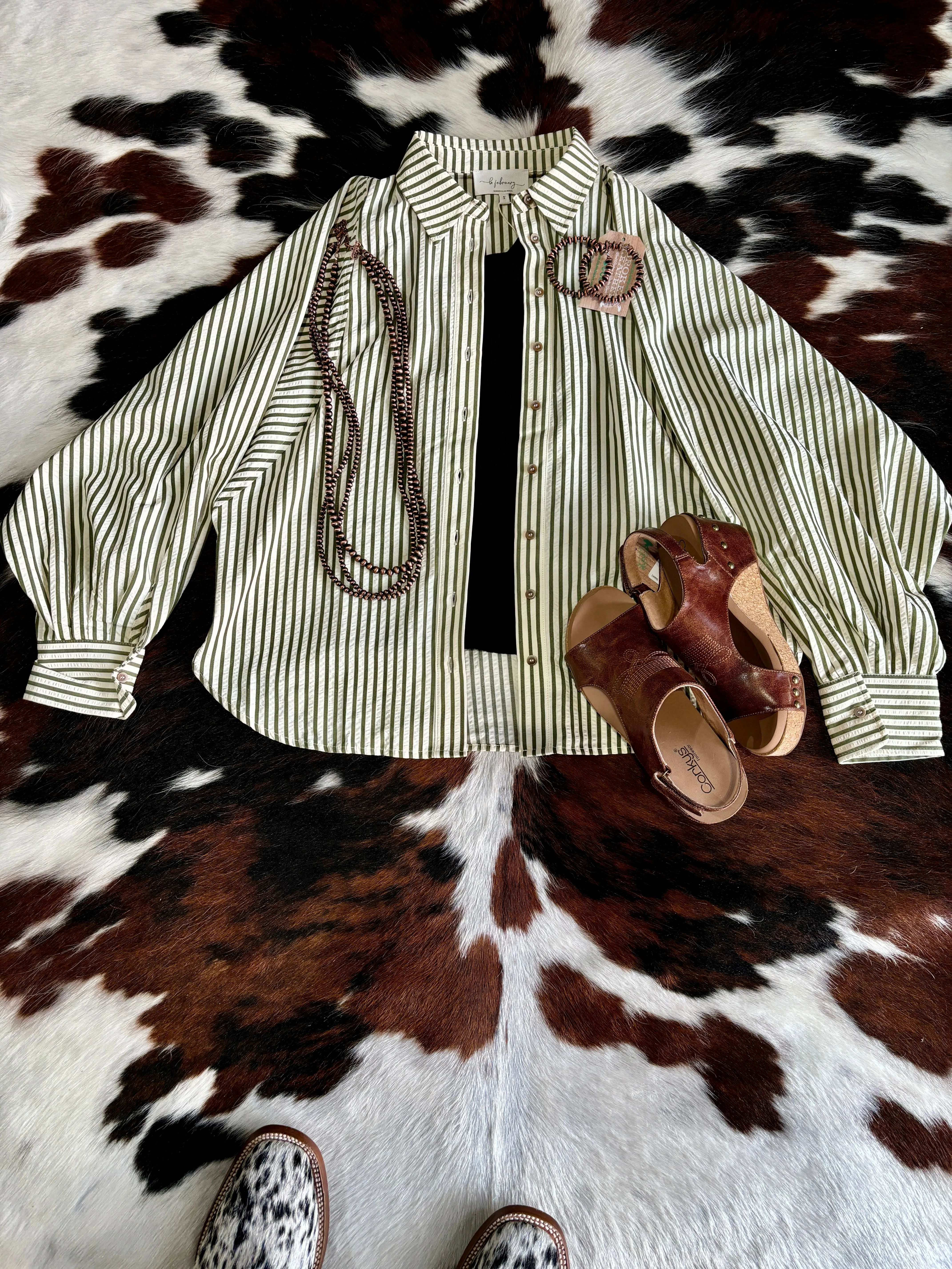 Corky's Carley Wedge [Saddle Stitch] ✙ON SALE NOW✙