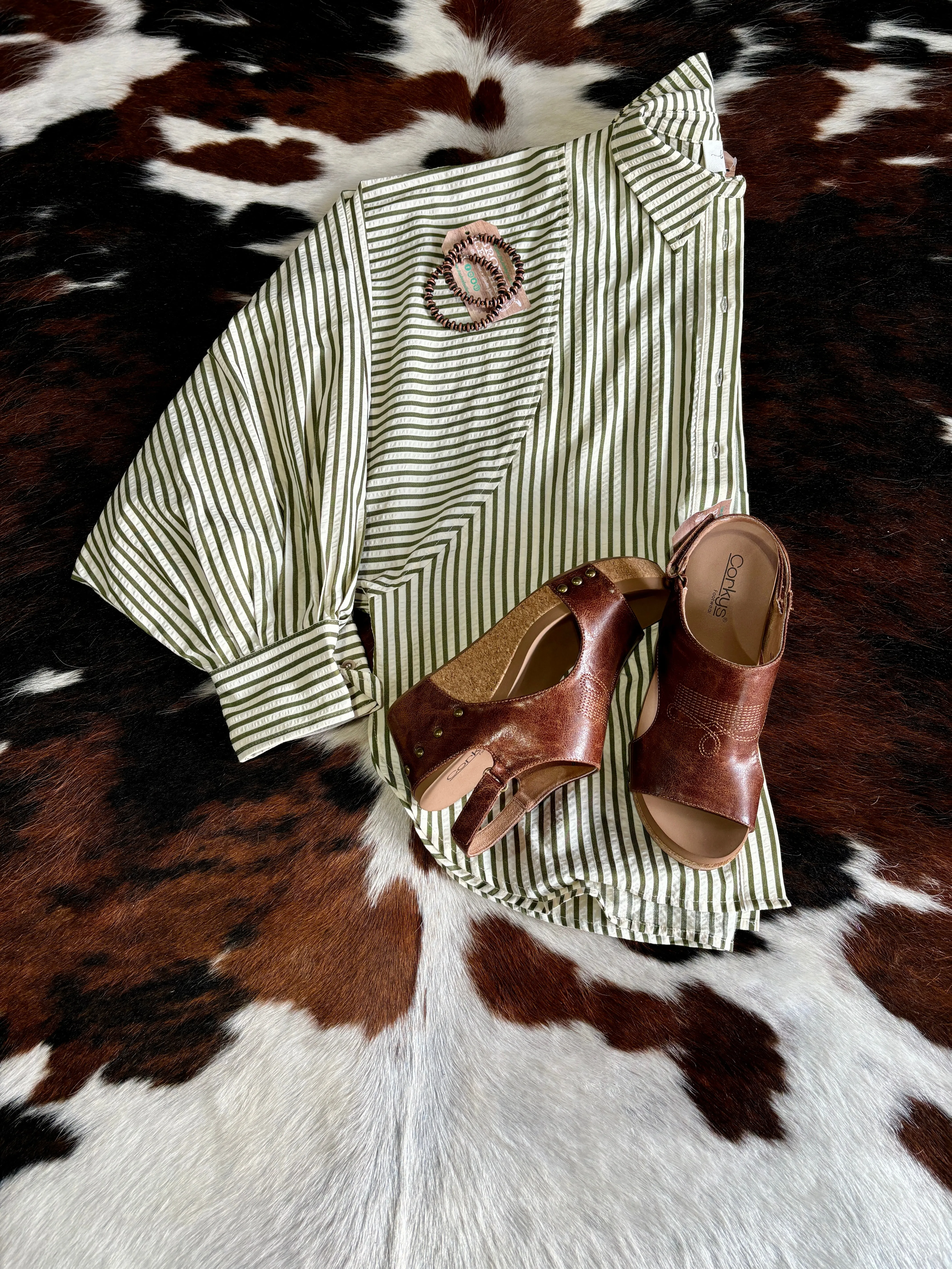 Corky's Carley Wedge [Saddle Stitch] ✙ON SALE NOW✙