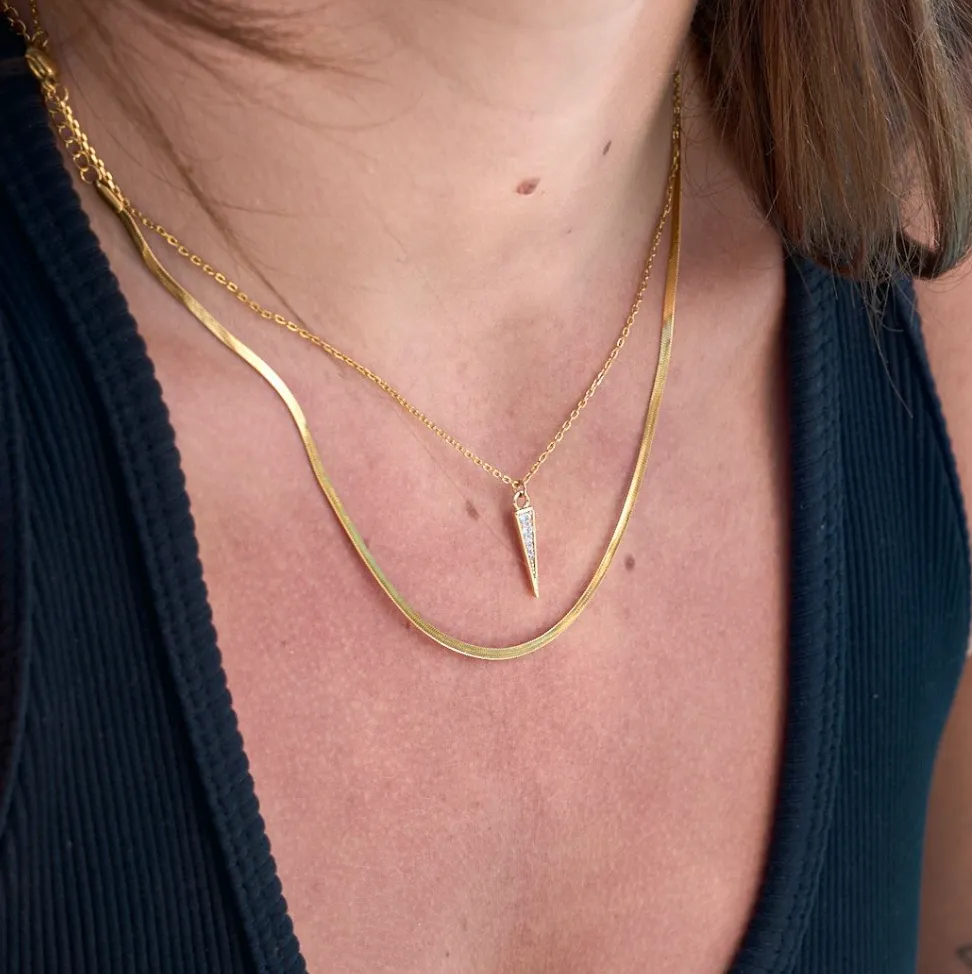 Crystal Spike Necklace