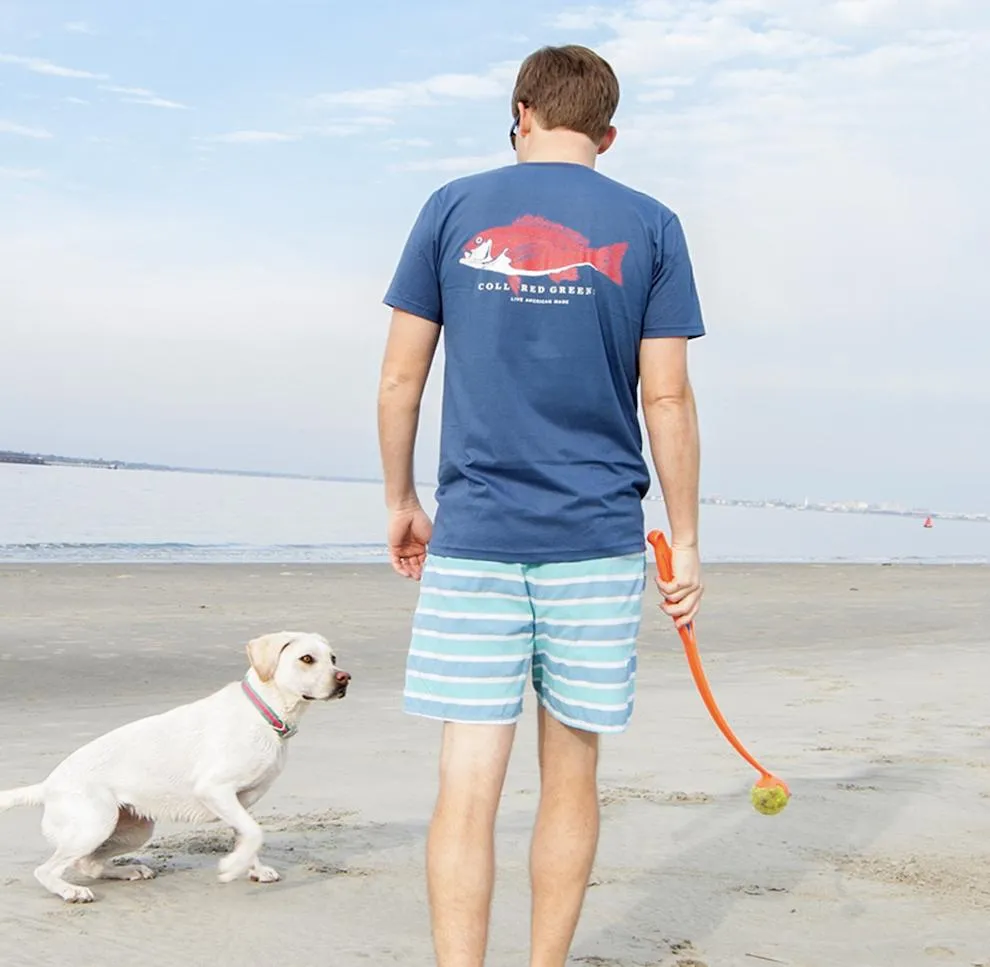 Deep Woods Angler: Short Sleeve T-Shirt - White