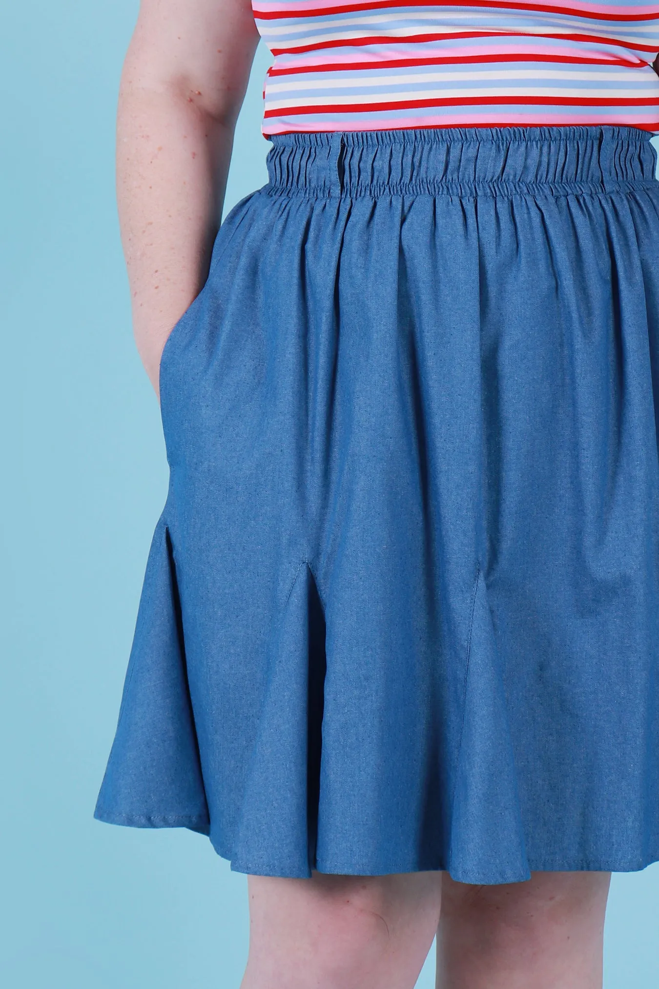 Gillian Skirt Chambray