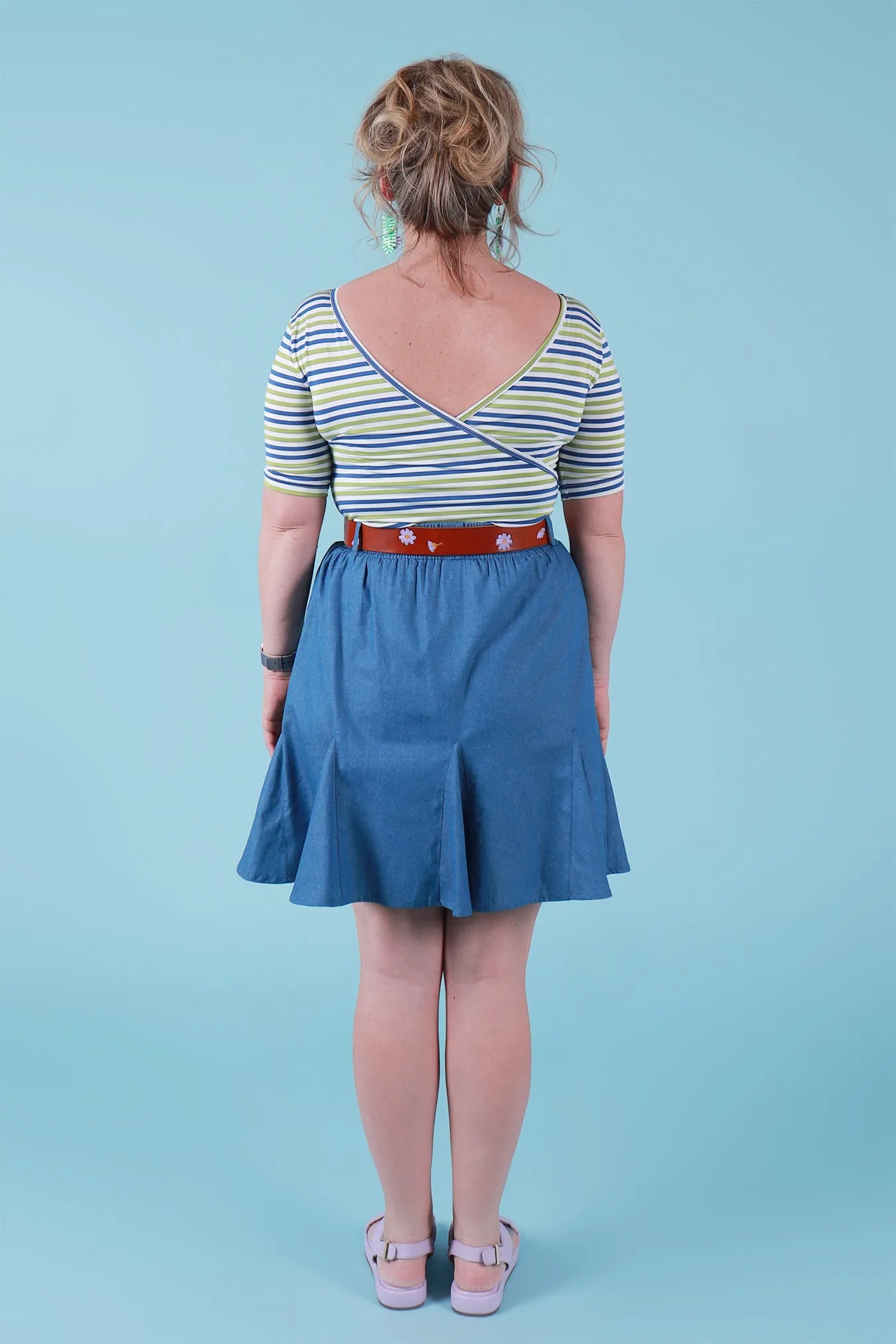 Gillian Skirt Chambray