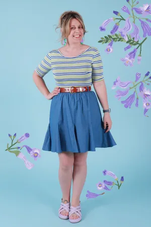 Gillian Skirt Chambray