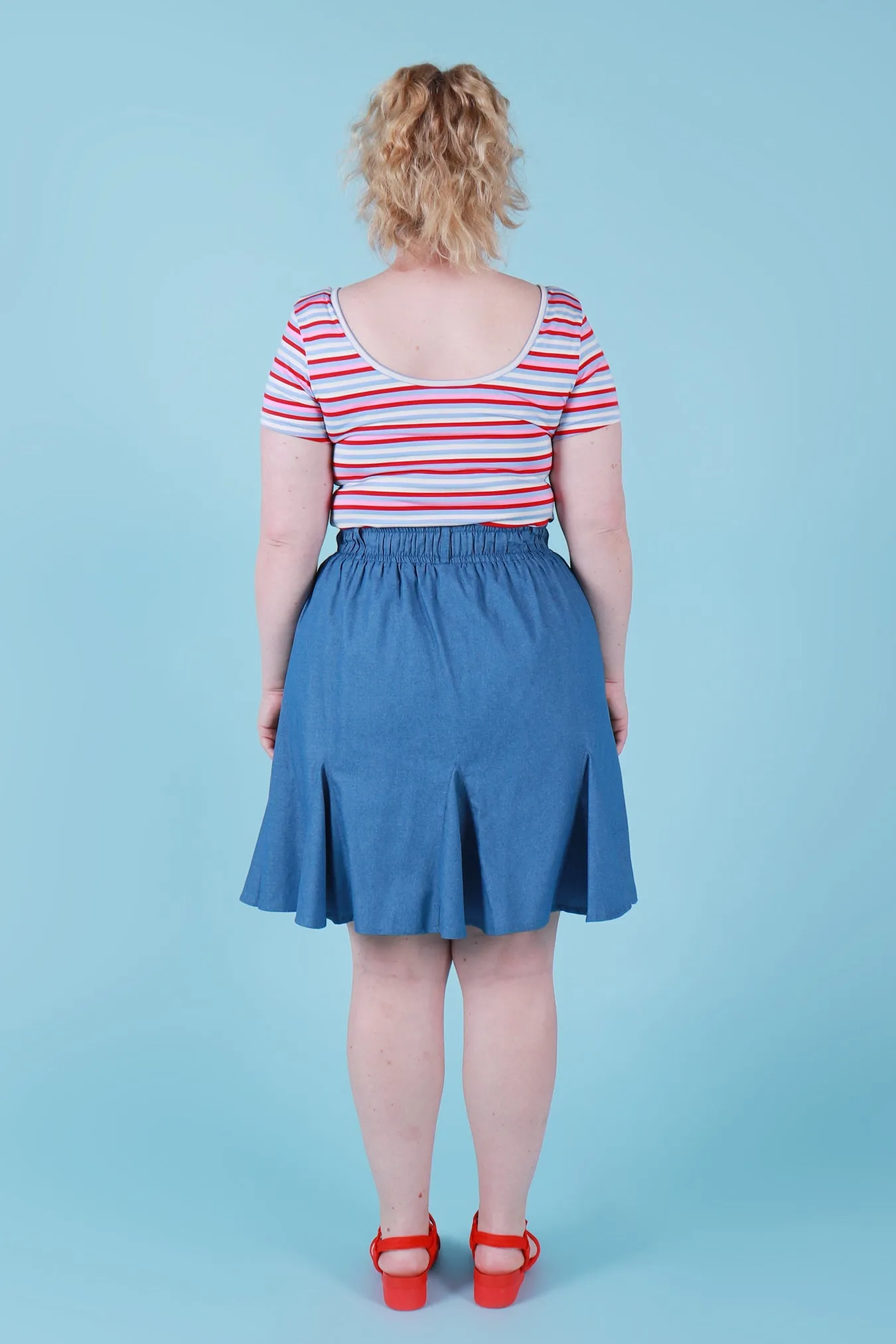 Gillian Skirt Chambray