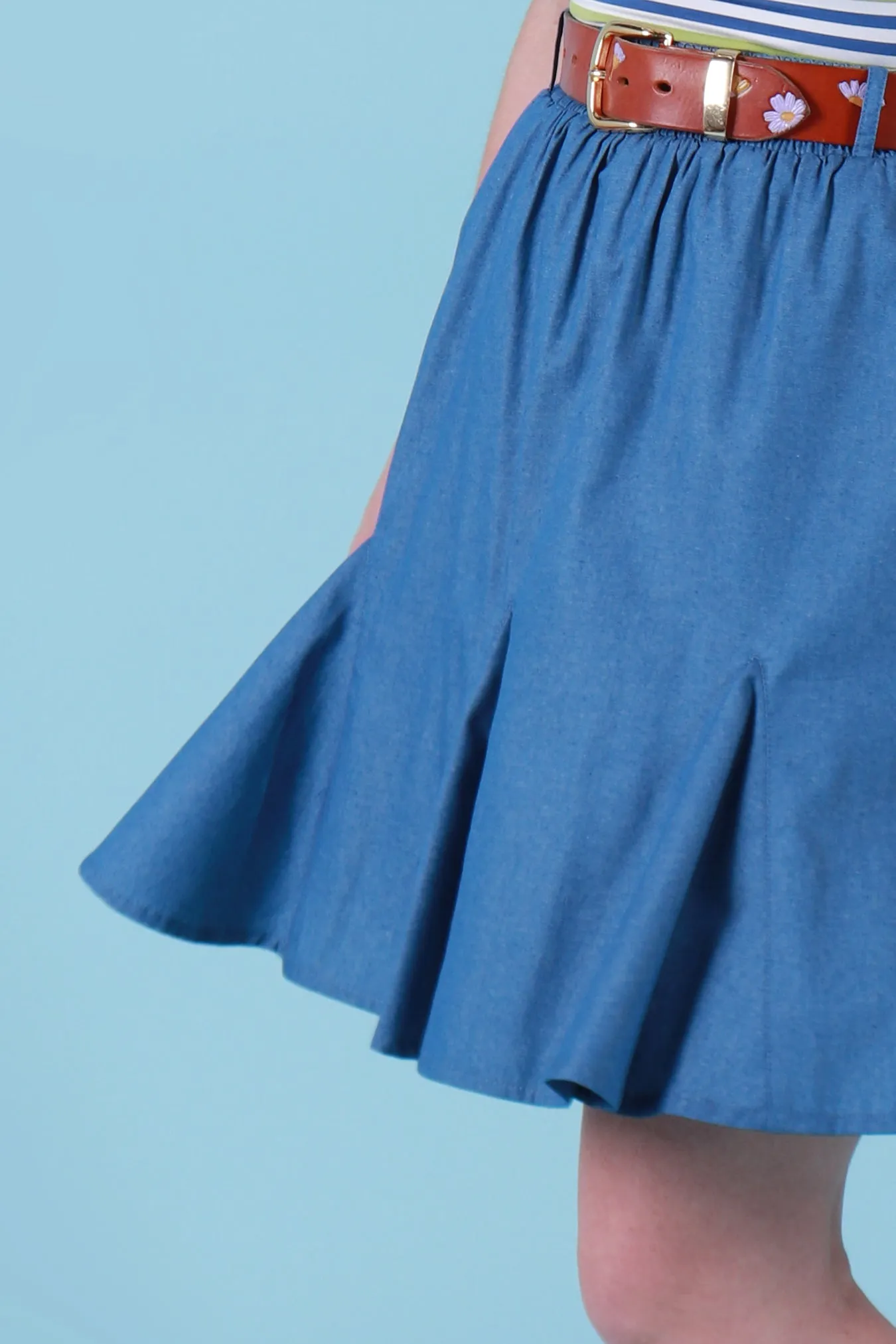 Gillian Skirt Chambray