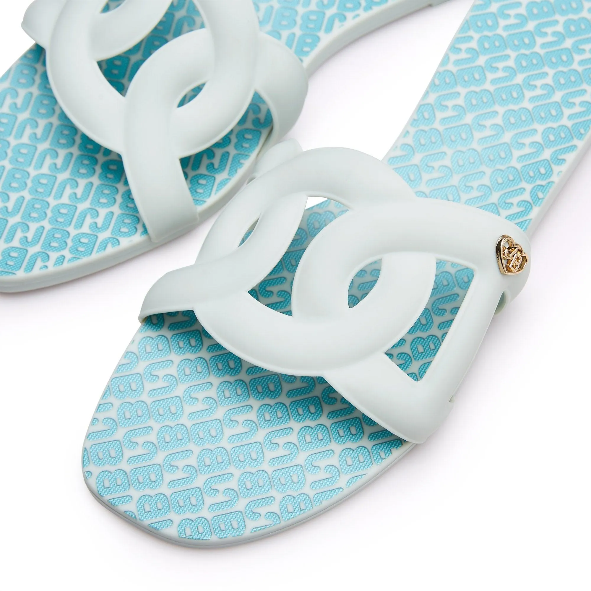 Grase Mono Jessica Flat Sandals Blue