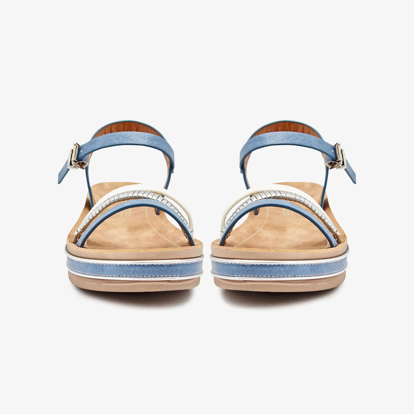 High Wedge Girls Sandals