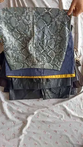 Leather mini skirts 23 pieces
