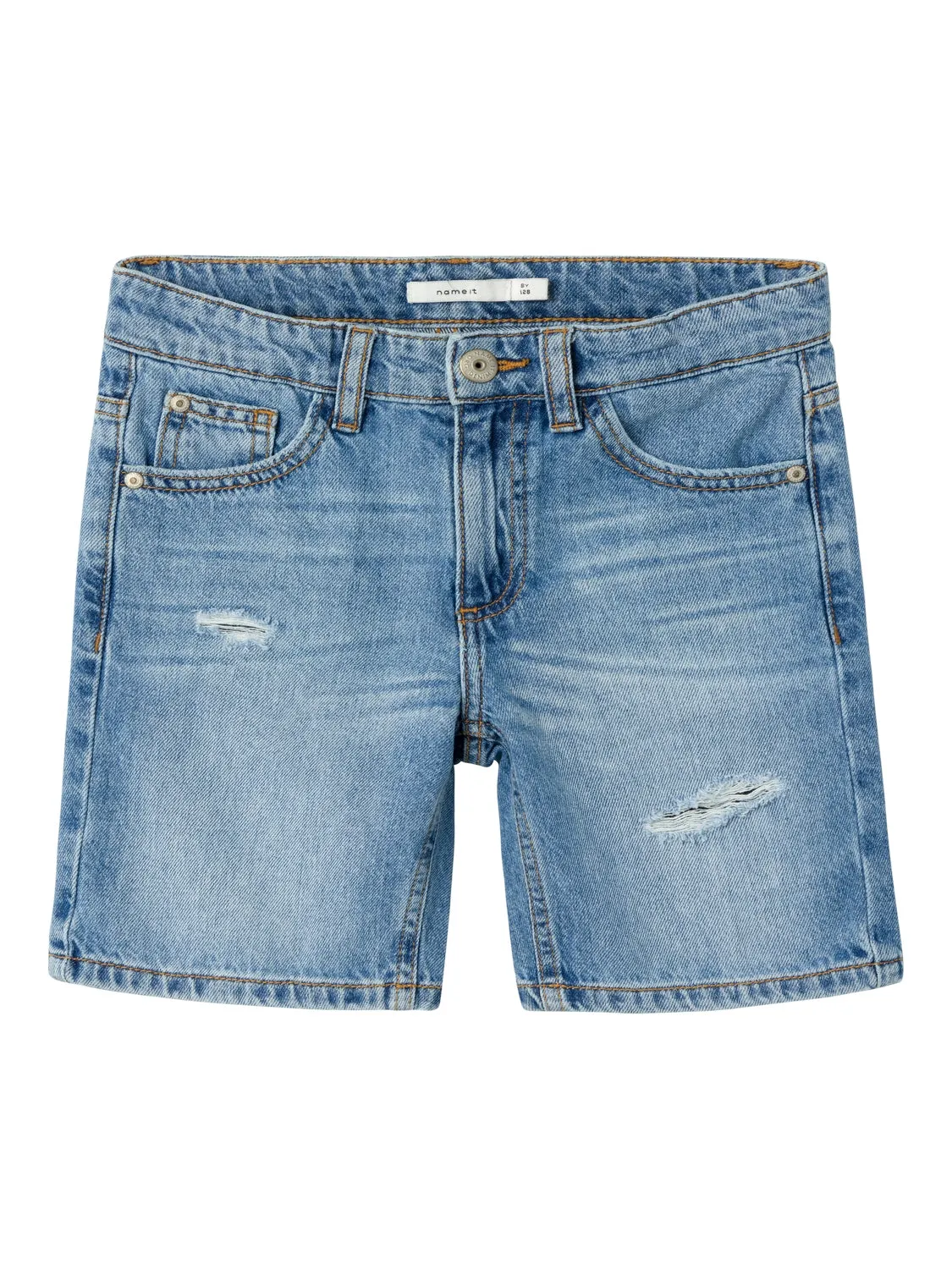 LYS BLÅ NAME IT NKMSILAS LOOSE DNM L SHORTS