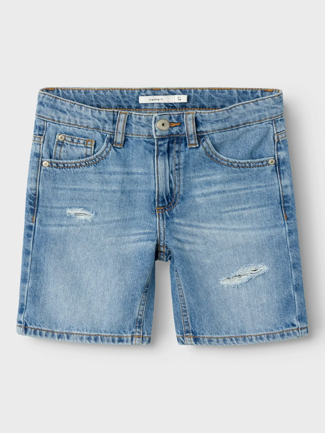 LYS BLÅ NAME IT NKMSILAS LOOSE DNM L SHORTS