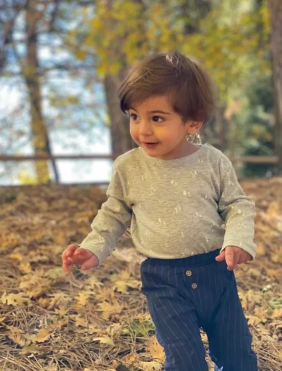 Morgan onesie/t-shirt in grey trees