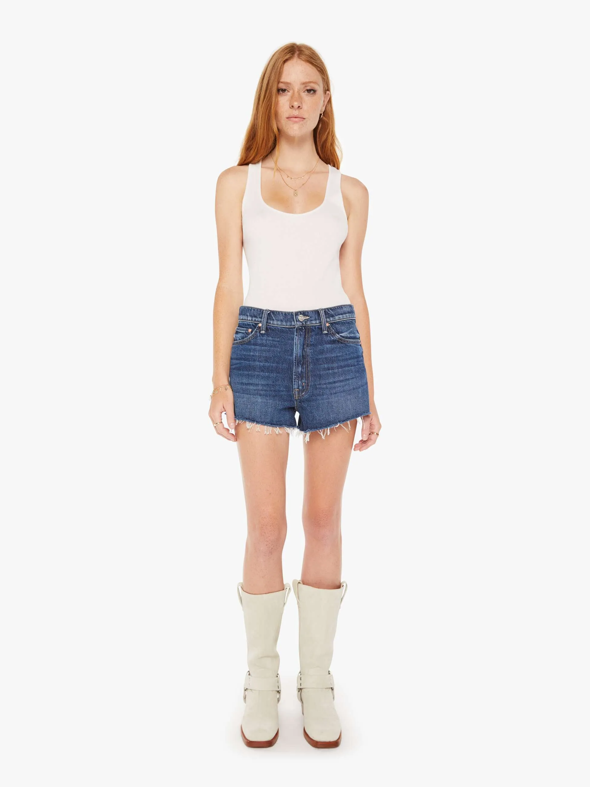 Mother Denim - The Dodger Short Short Fray in Did You Bring Me Anything