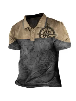 Nautical Map Vintage Print  T-Shirt