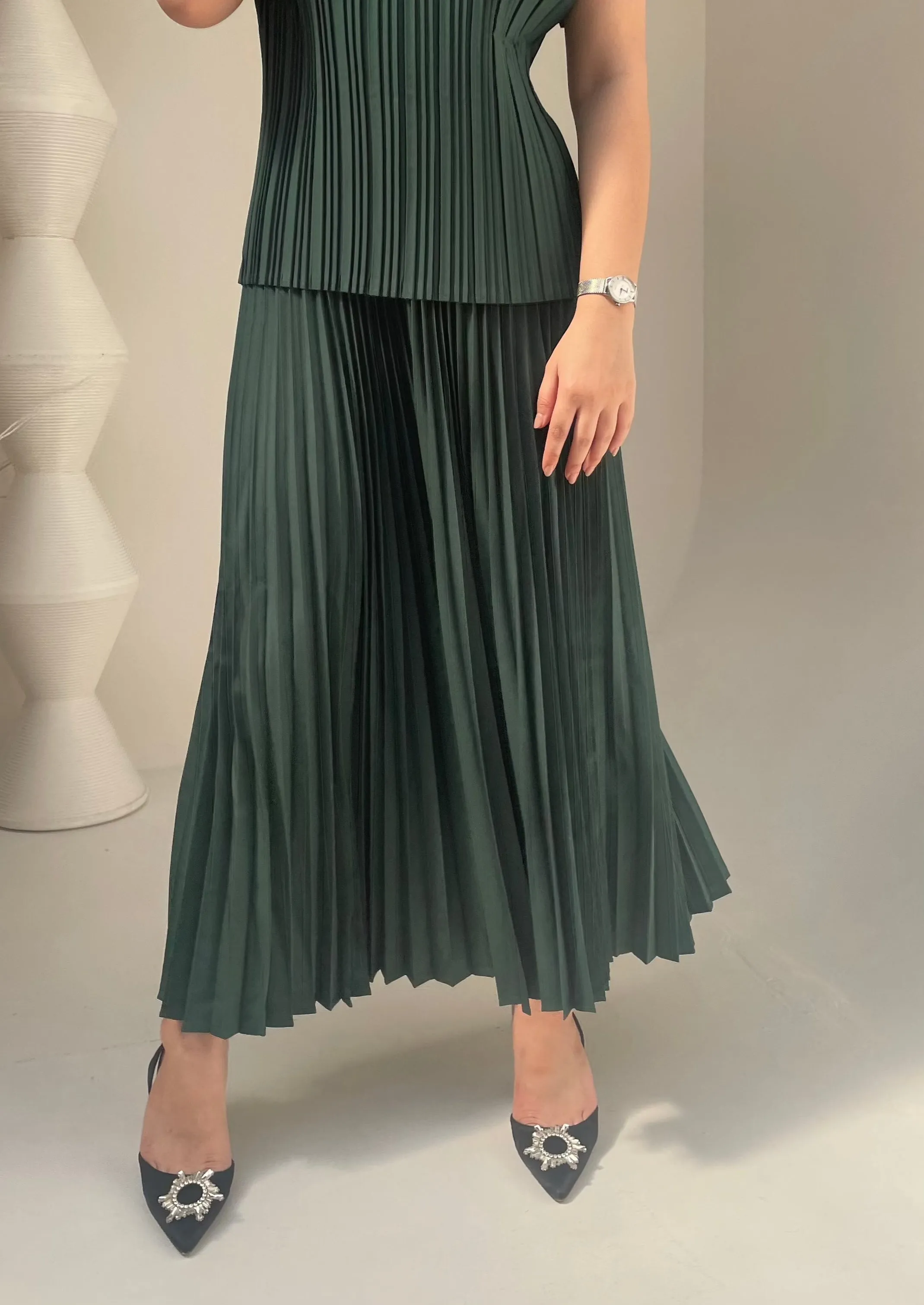 New Colors Priya Set Short Sleeve Top with Skirts