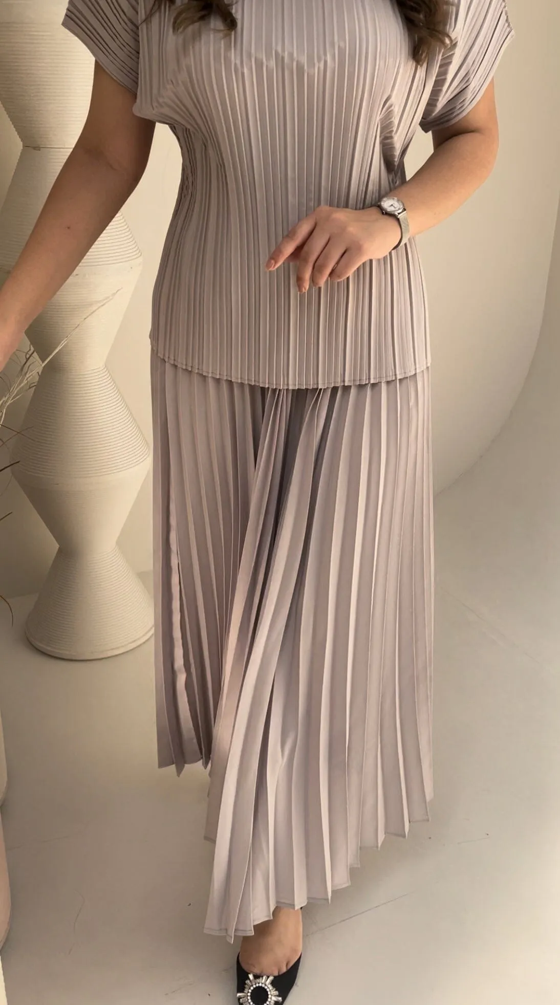 New Colors Priya Set Short Sleeve Top with Skirts
