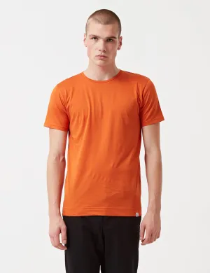 Norse Projects Esben T-Shirt - Ochre Orange