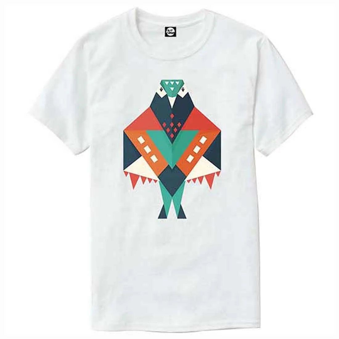 Nutcase Designer Round Neck Men's T-Shirt Wrinkle-Free Poly Cotton Tees - Bird Attitude