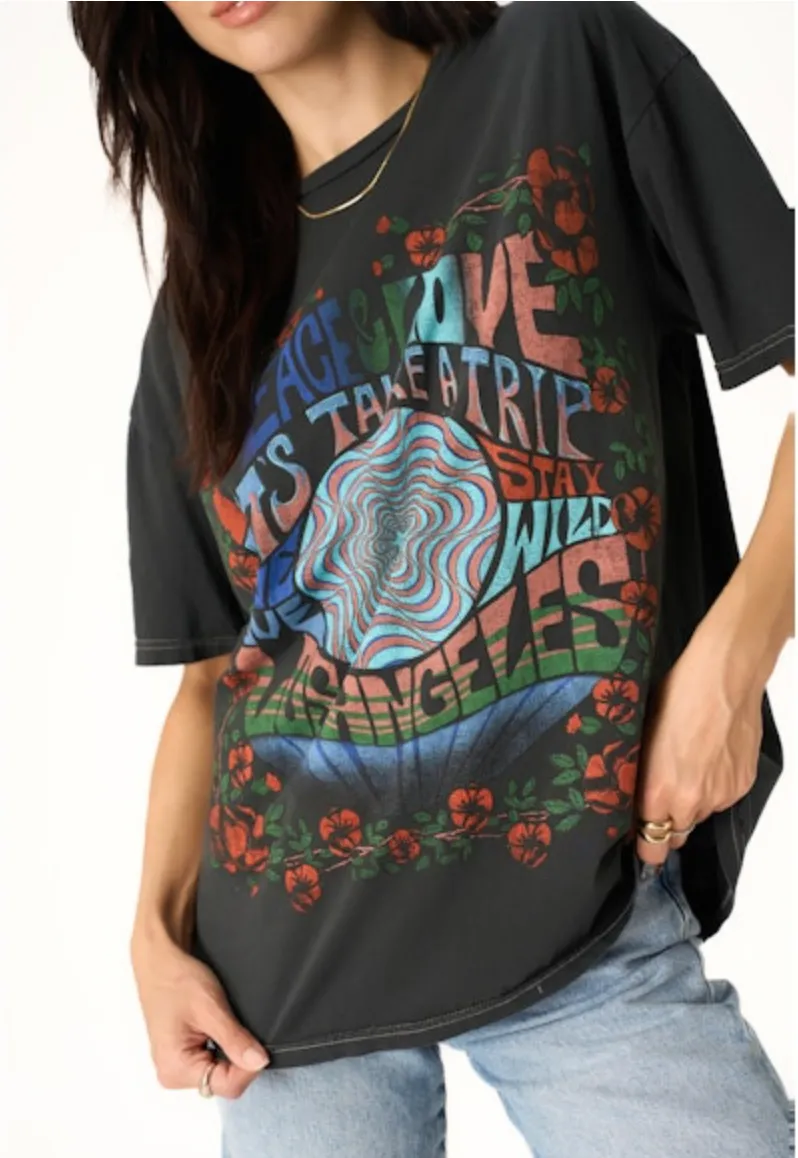 Peace & Love Relaxed Tee