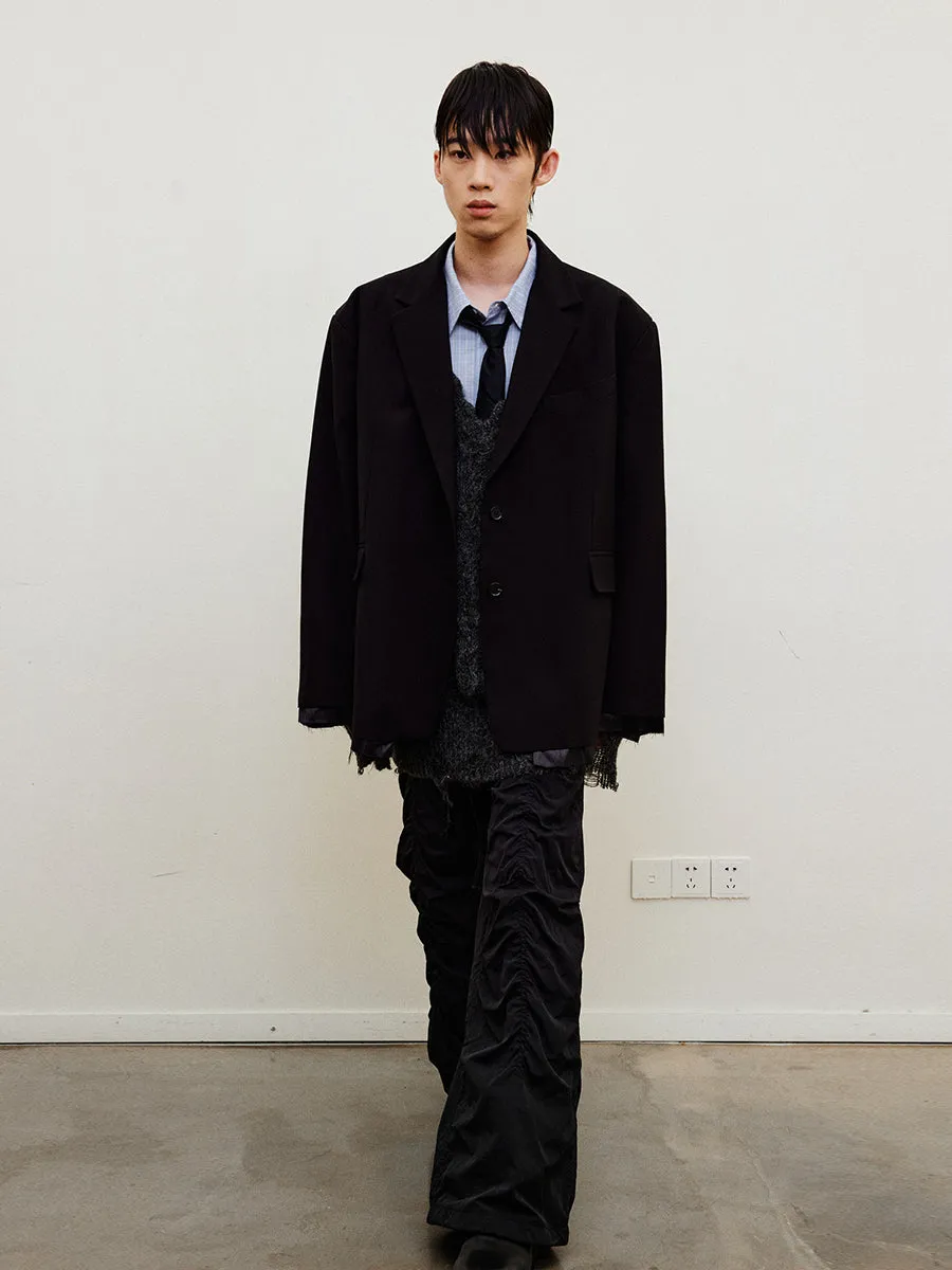 Pleated Casual Paratrooper Pants