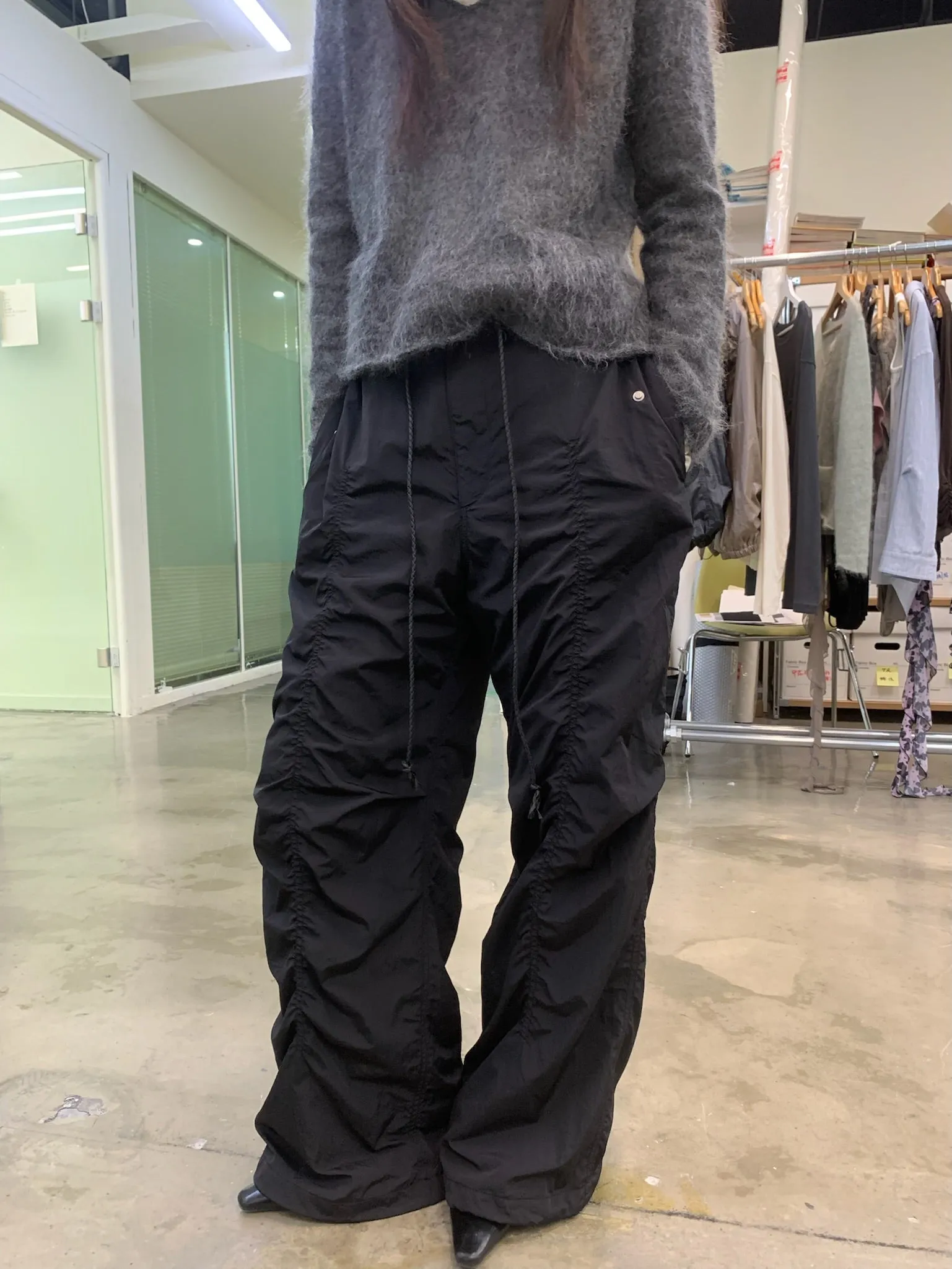 Pleated Casual Paratrooper Pants