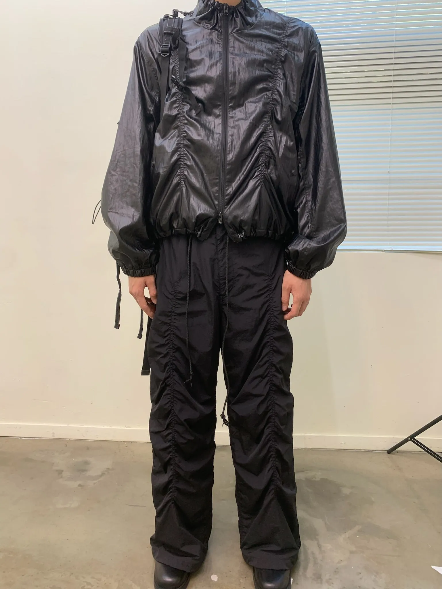 Pleated Casual Paratrooper Pants