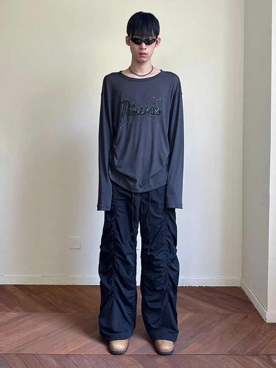 Pleated Casual Paratrooper Pants