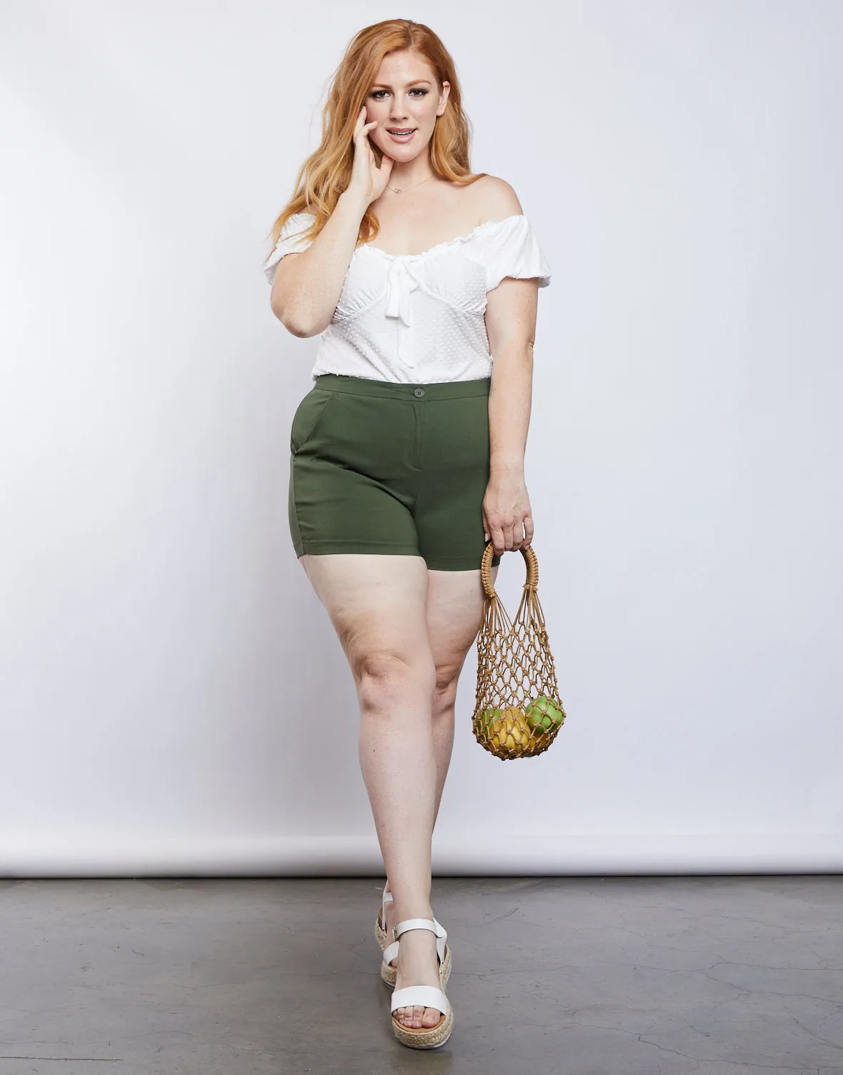 Plus Size Out and About Shorts