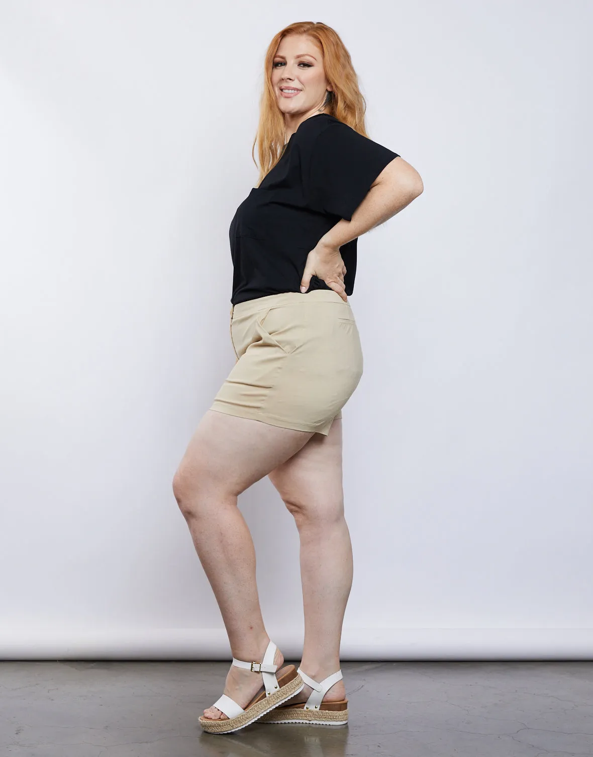 Plus Size Out and About Shorts
