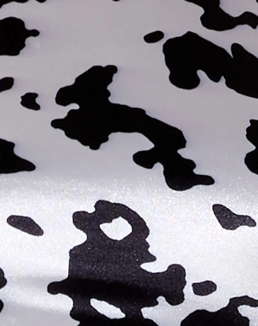 Prapa Top in Dalmatian Black and White