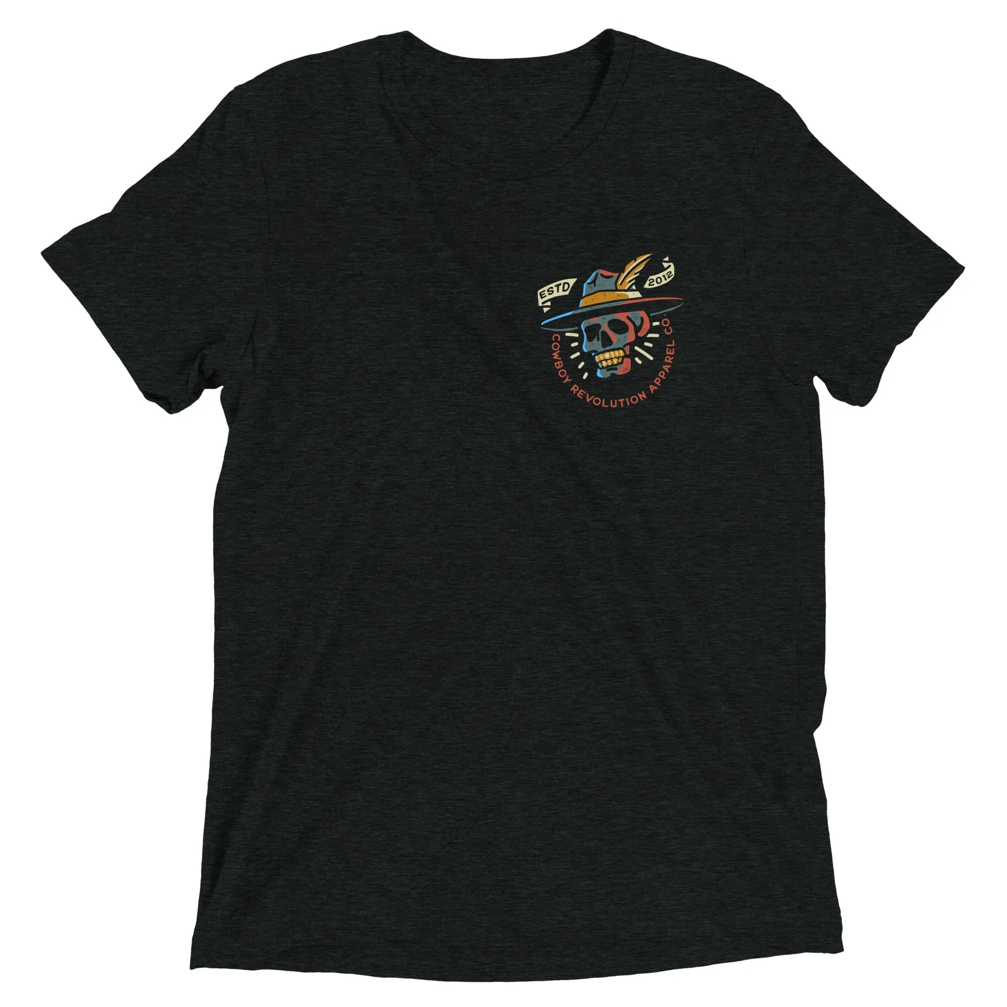 "Heavy Is The Head" Cowboy Revolution Short Sleeve Tri-Blend Tee