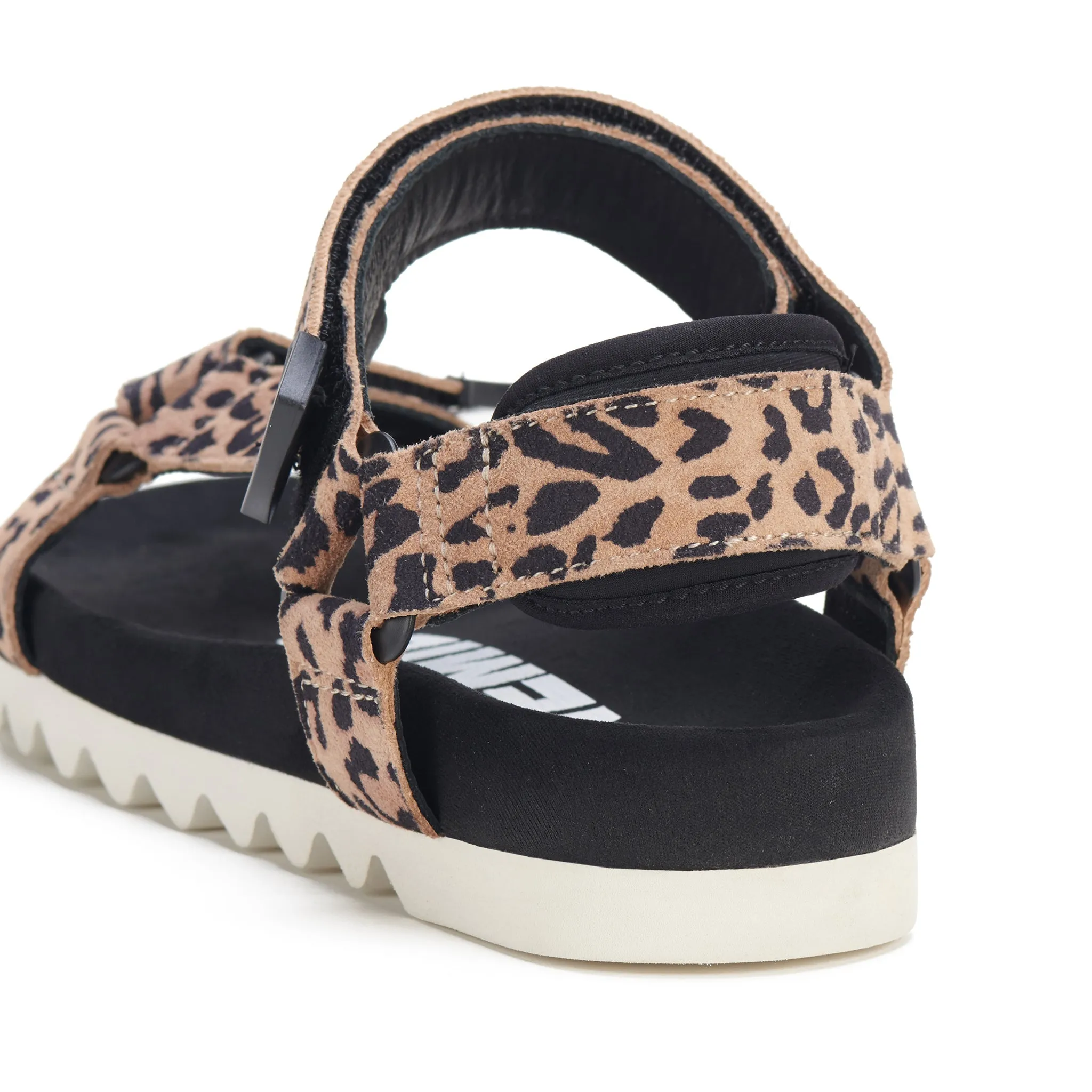 Sandal Tooth Wedge Leopard
