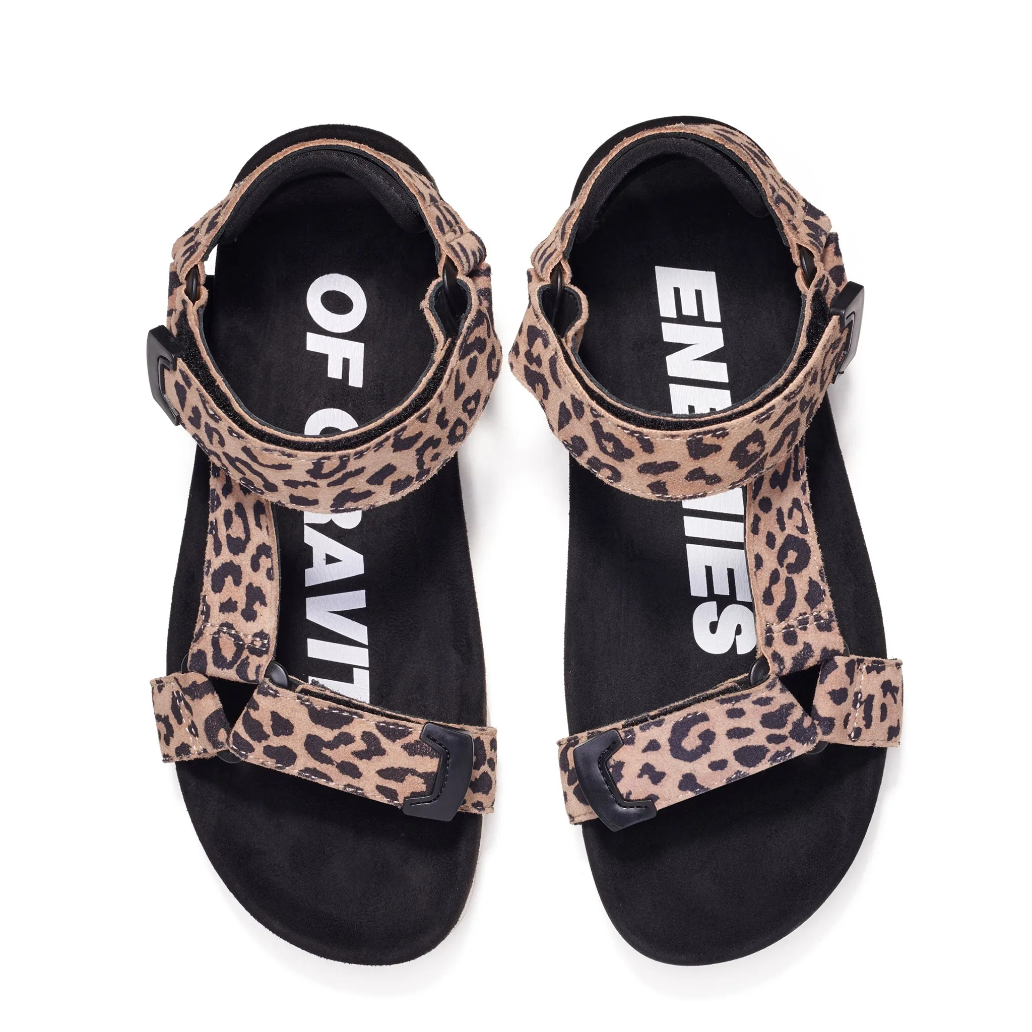 Sandal Tooth Wedge Leopard