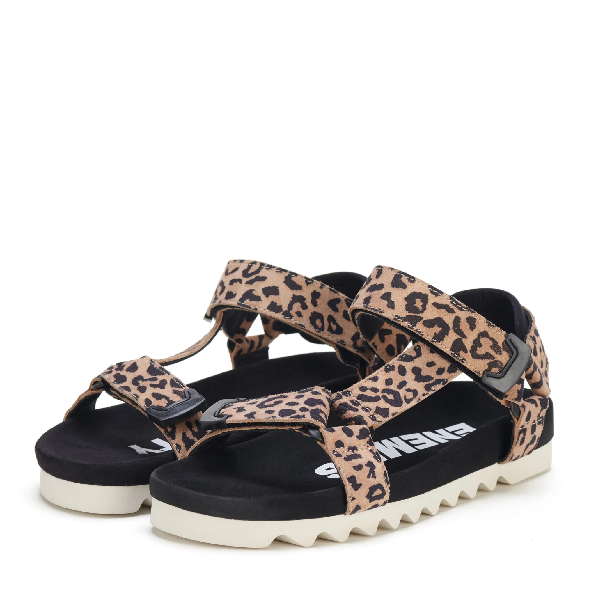 Sandal Tooth Wedge Leopard