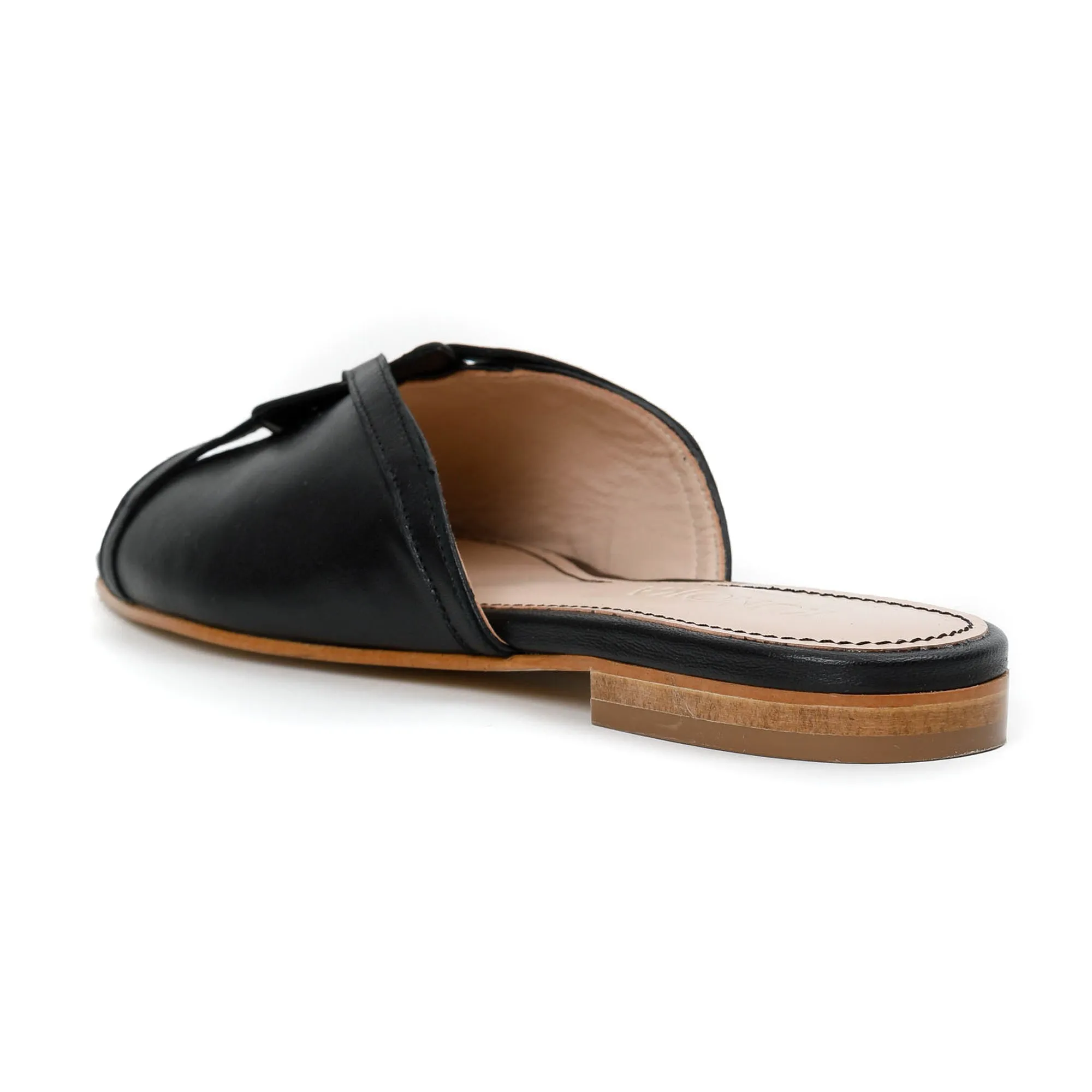 SANDRINE flat sandal - Crow