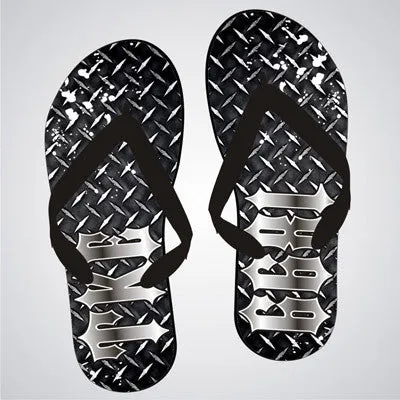 Tau Kappa Epsilon Diamond Plate Flip-Flops - SBL100 - SUB