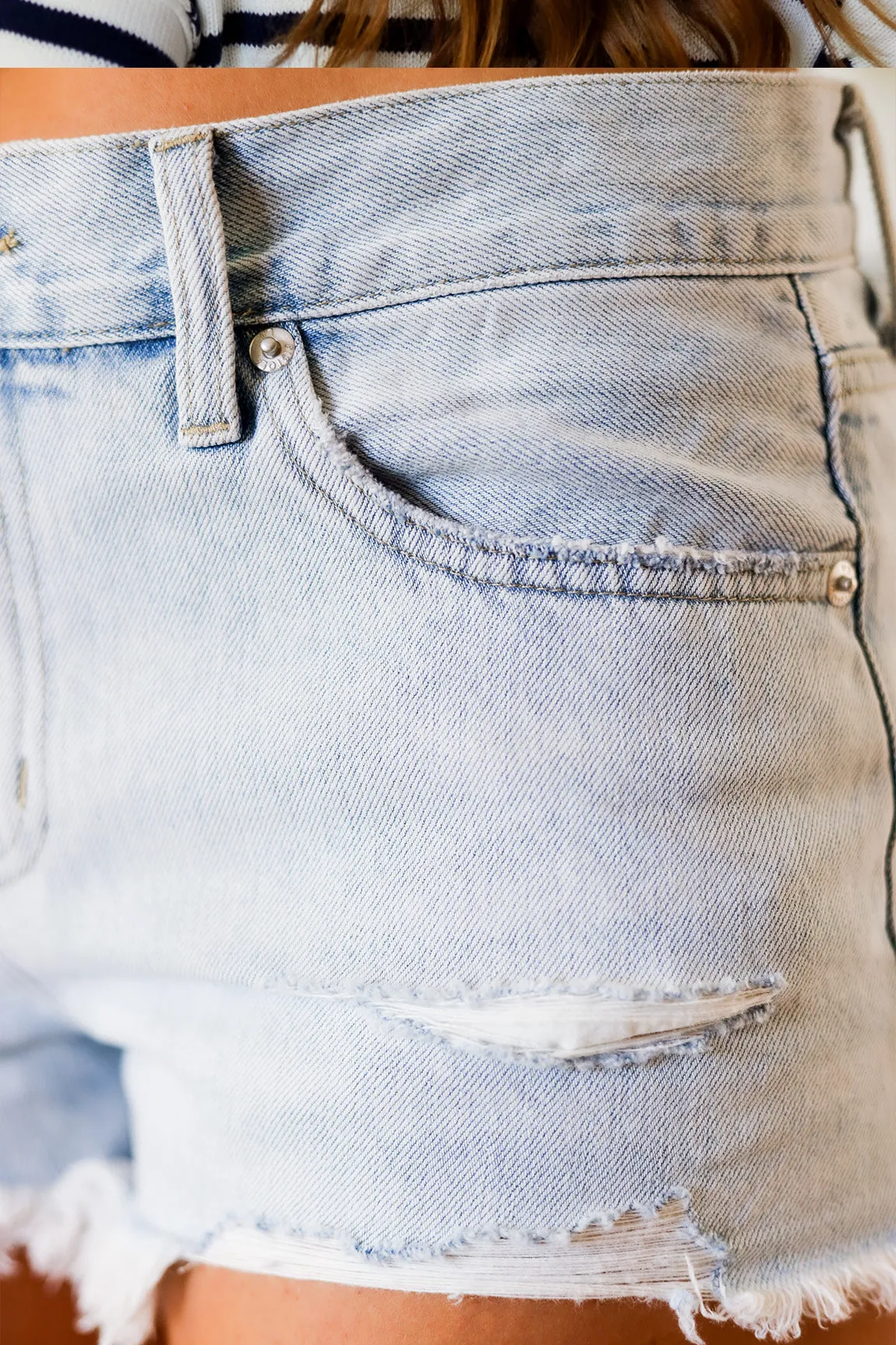 The Tyra Denim Shorts - 2 Colors
