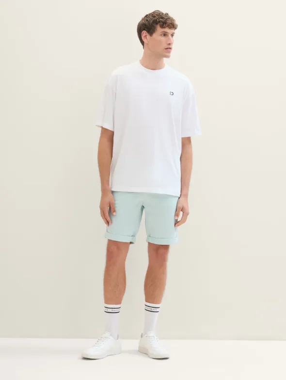 Tom Tailor Slim Fit Light Blue Chino Short