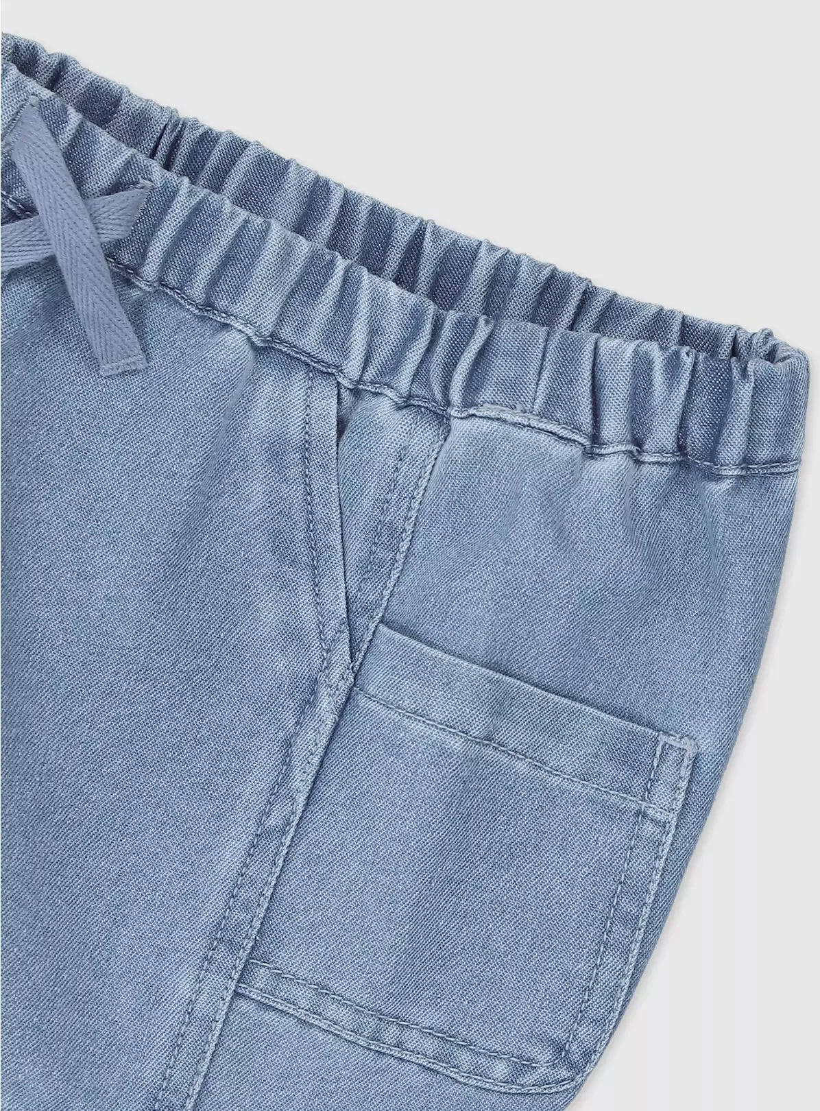 Tu Blue Denim Baby Boy Shorts