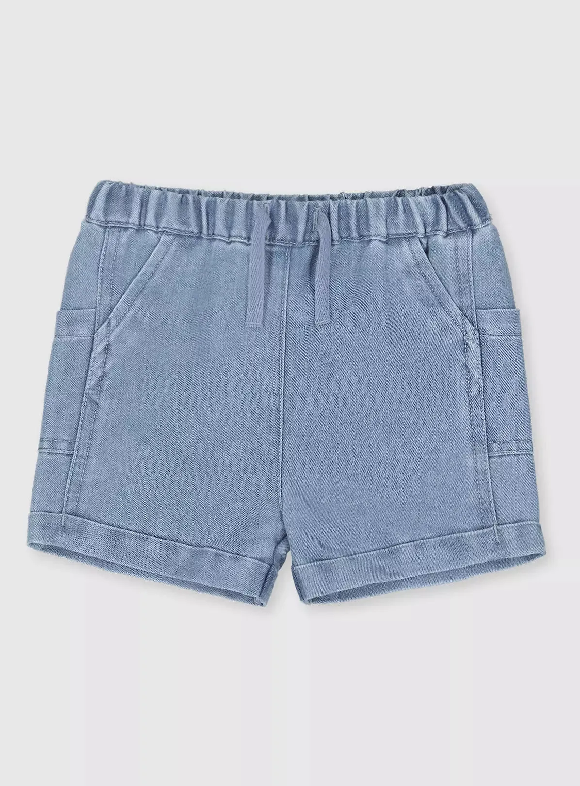 Tu Blue Denim Baby Boy Shorts