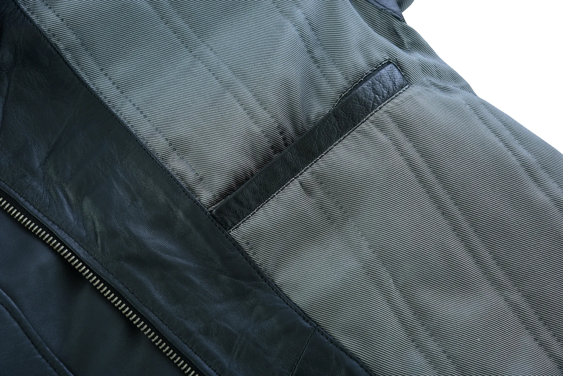 Vance Leather Men's Cafe Racer Gatsby Black Waxed Lambskin Motorcycle Leather Jacket