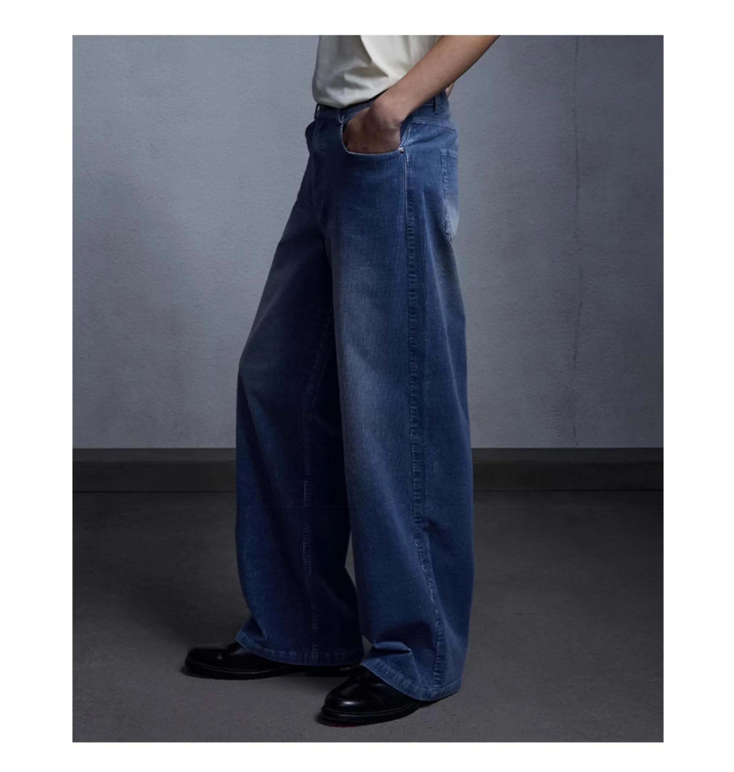 Vintage wash casual pants